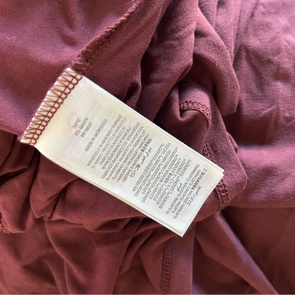 NWT Boden Column Jersey Maxi Dress Dark Burgundy Size 6 Regular - Picture 9 of 9